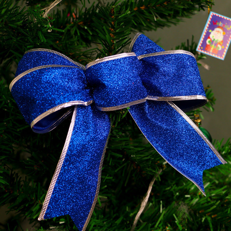 Manufacturers selling Christmas decoration ribbon decorated Christmas tree christmas bow strap crafts spot Manufacturers selling Christmas decoration ribbon decorated Christmas tree christmas bow strap crafts spot